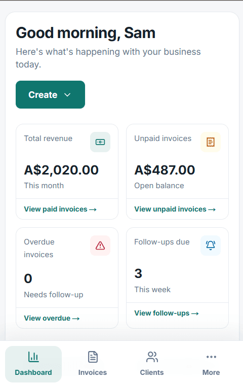 Mobile BillArrow screenshot